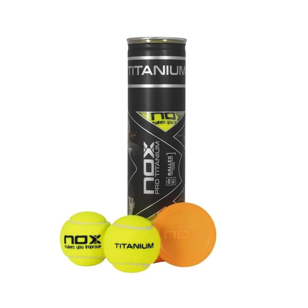 Nox Pro Titanium Padelballen - 4 ST.