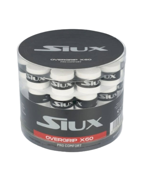 Siux Pro Comfort Overgrips Wit (60 st.)