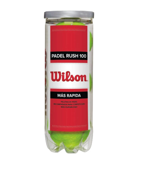 Wilson Rush 100 Padelballen - 3 ST.